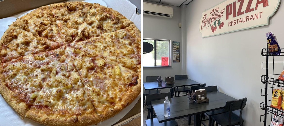 Cherry Village Pizza Menu
